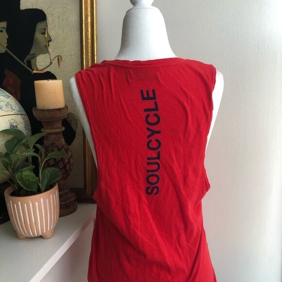 SoulCycle Red 'Ride and Shine' Star Graphic Tank - Picture 4 of 6
